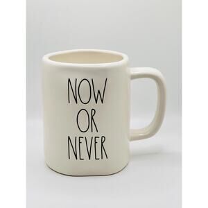 Now Or Never Rae Dunn Mug, New!!